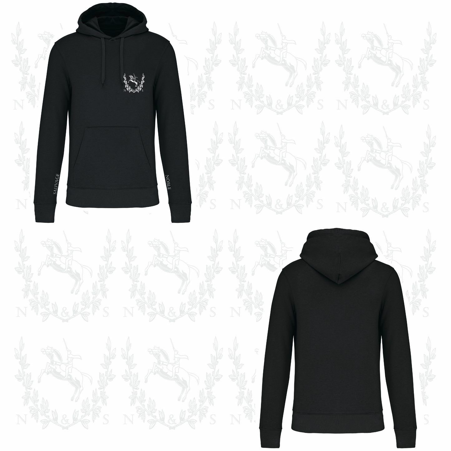 Sweat à capuche Intersaison Homme - Petit Design au choix