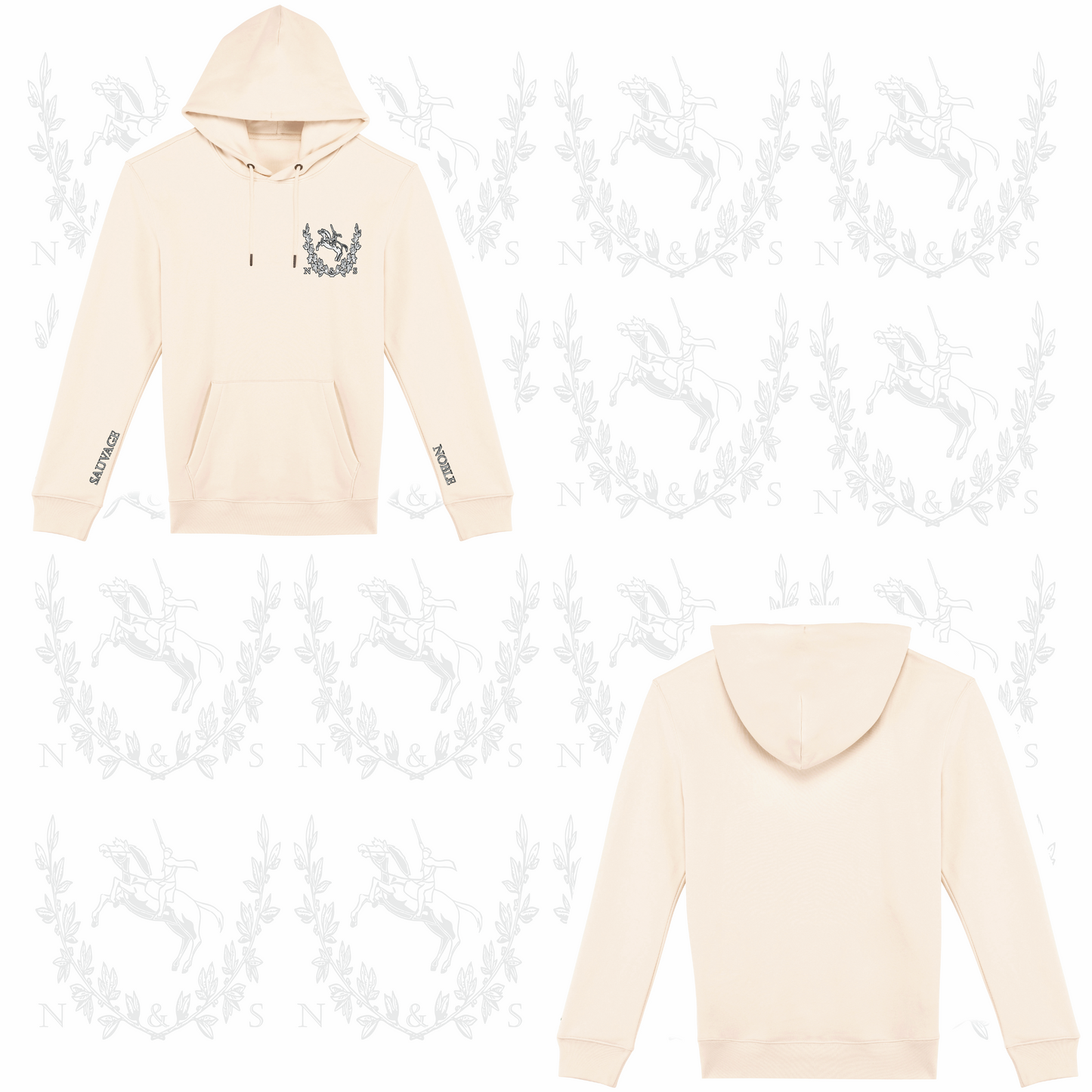 Sweat à capuche Hiver H&F - Petit Design au choix