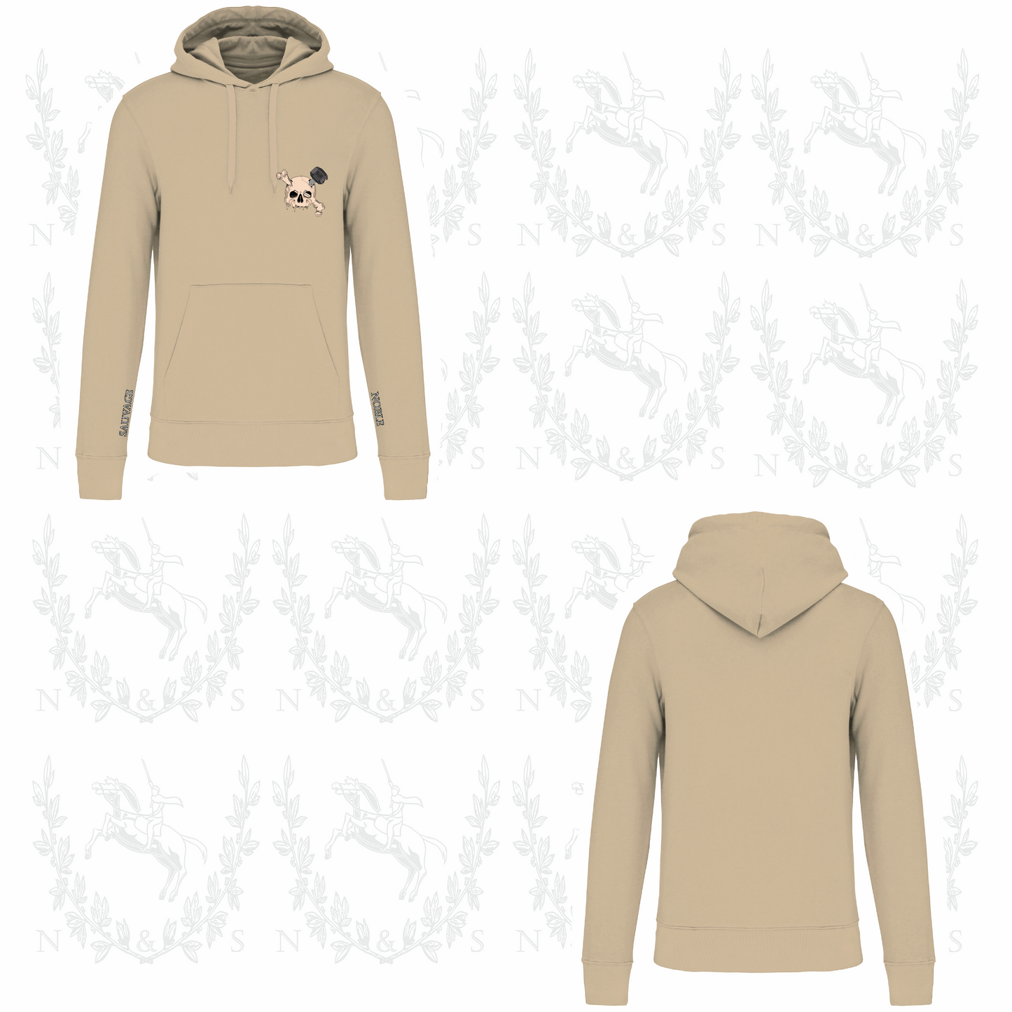 Sweat à capuche Intersaison Homme - Petit Design au choix