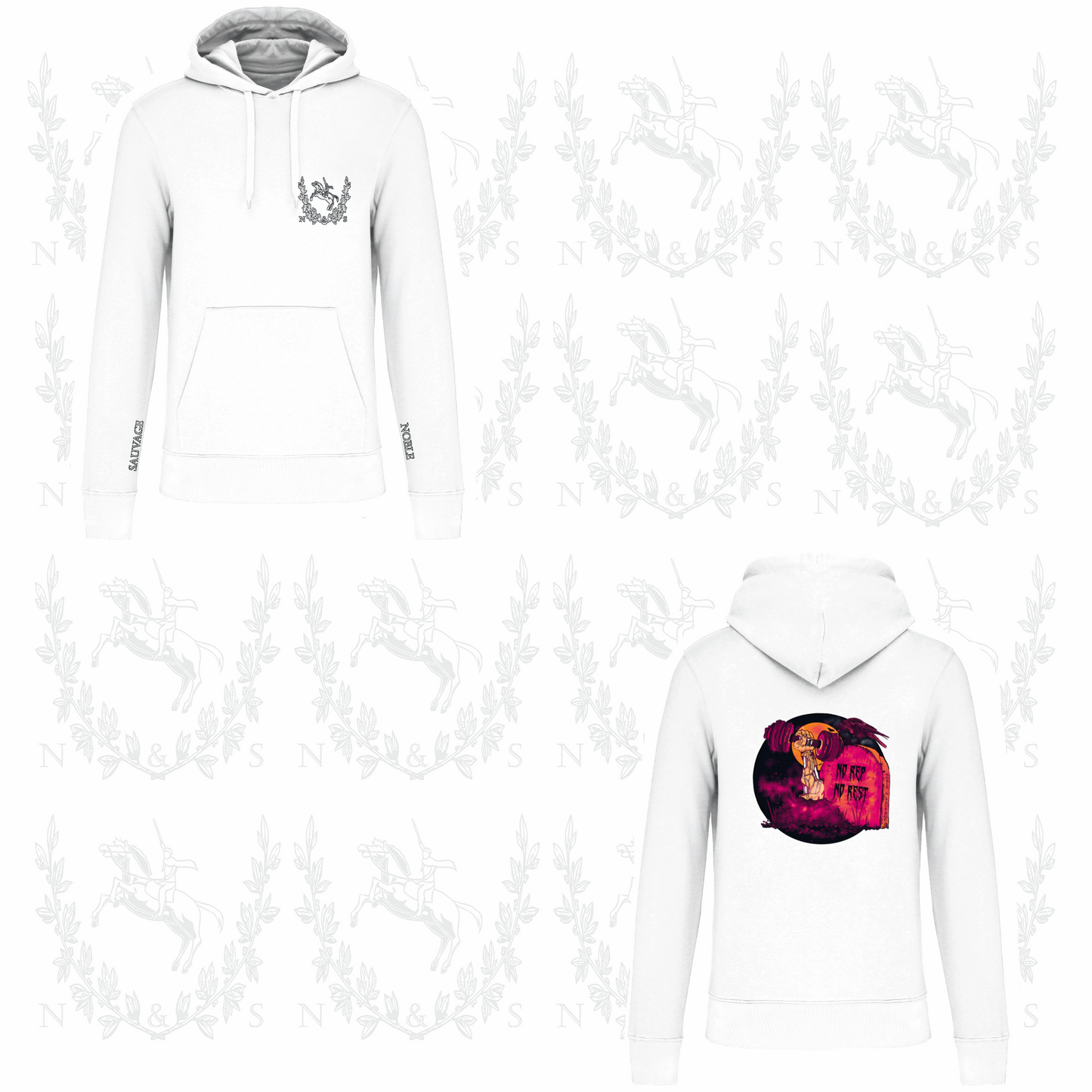 Sweat à capuche Intersaison Homme - Grand Design au choix