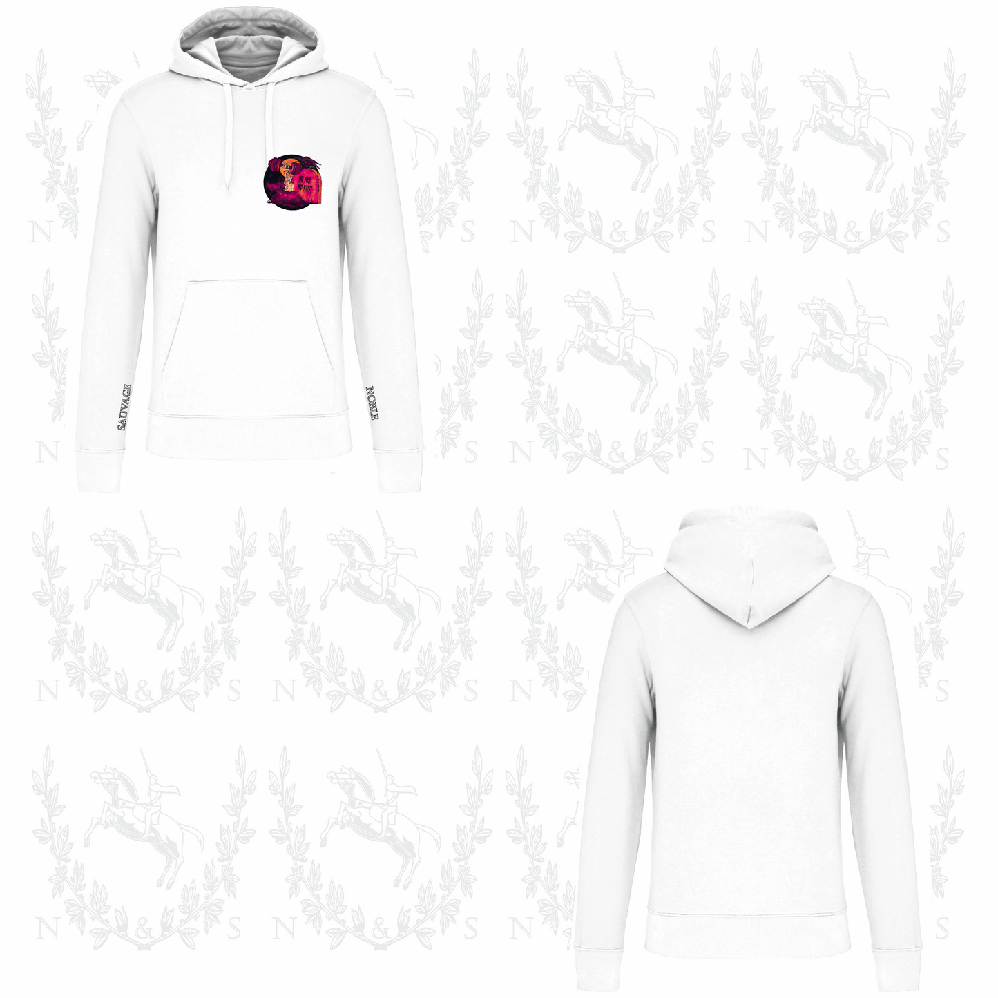 Sweat à capuche Intersaison Homme - Petit Design au choix