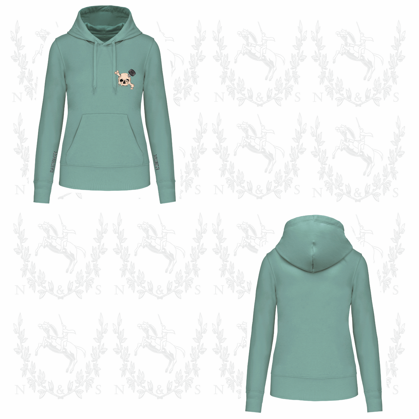 Sweat à capuche Intersaison Femme - Petit Design au choix