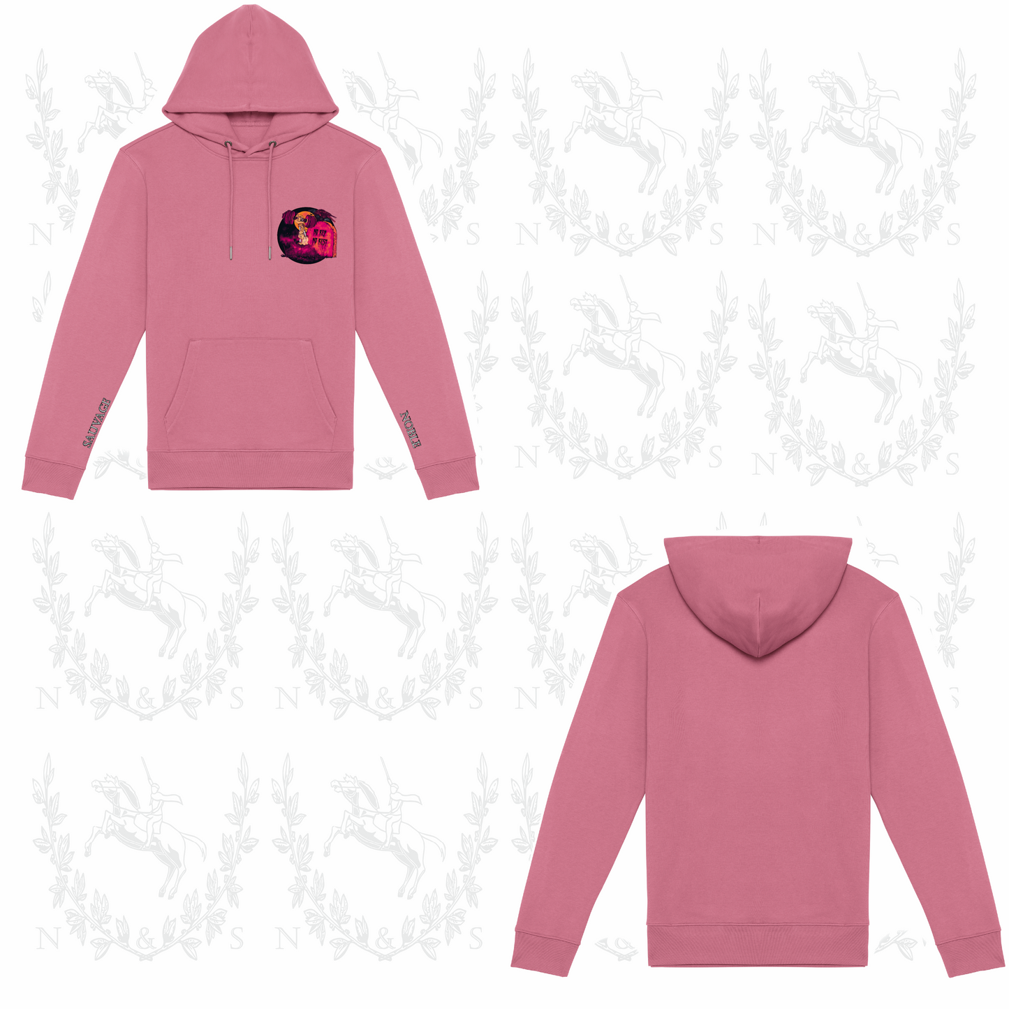 Sweat à capuche Hiver H&F - Petit Design au choix