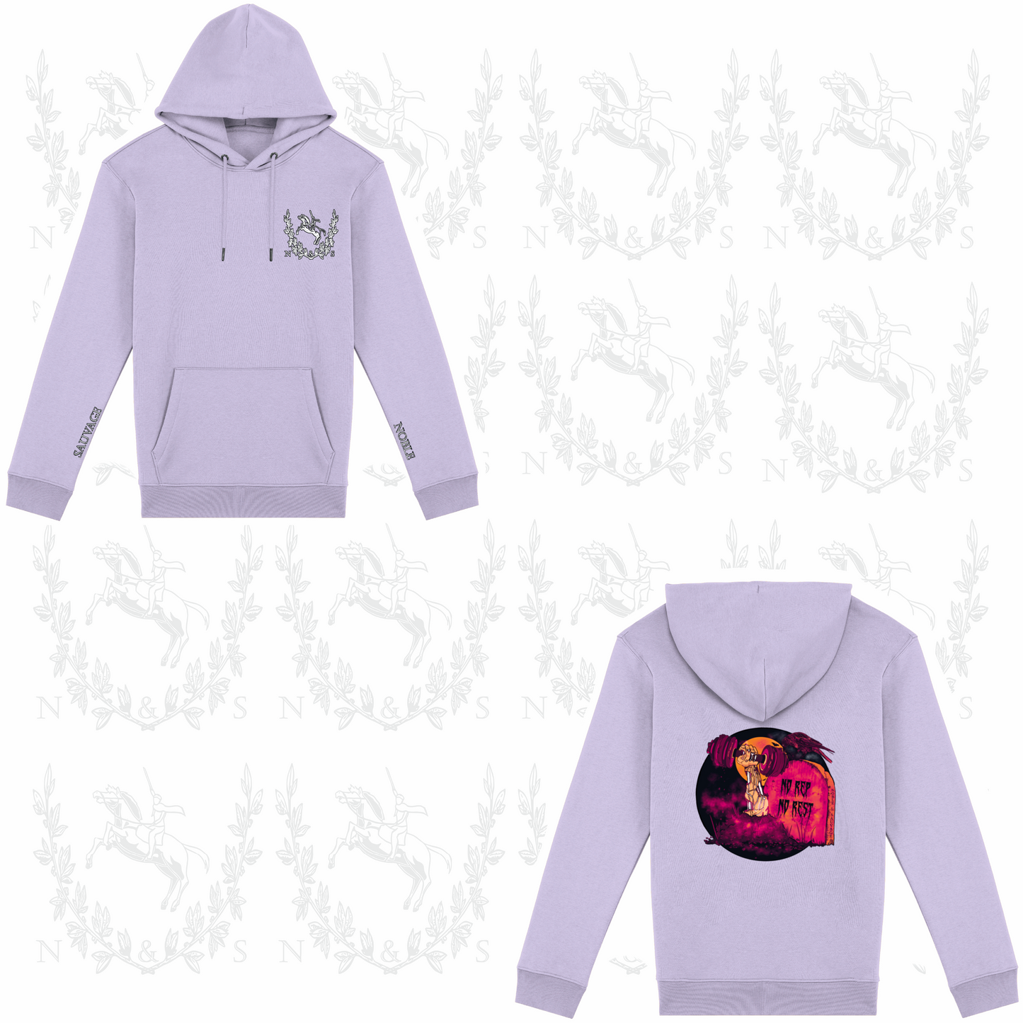 Sweat à capuche Hiver H&F - Grand Design au choix