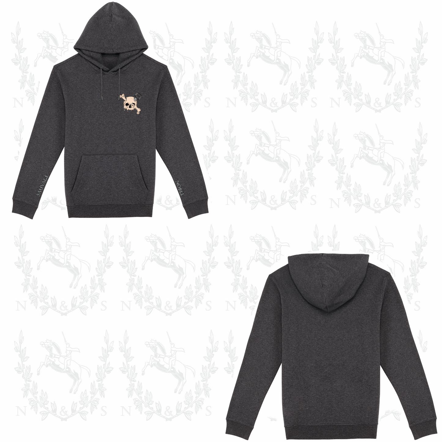Sweat à capuche Hiver H&F - Petit Design au choix