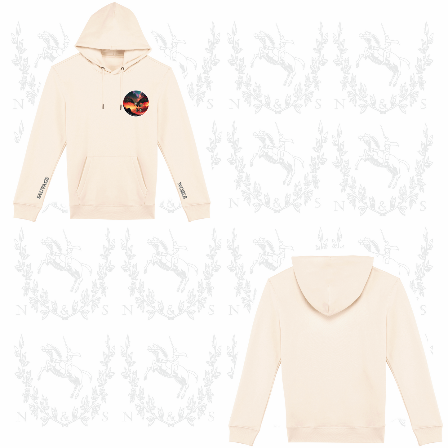 Sweat à capuche Hiver H&F - Petit Design au choix