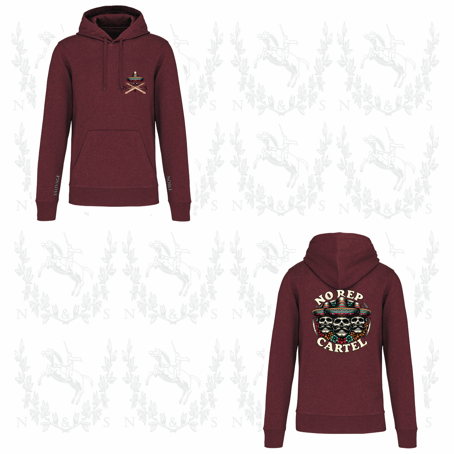 Sweat à capuche Intersaison Homme - Grand Design au choix