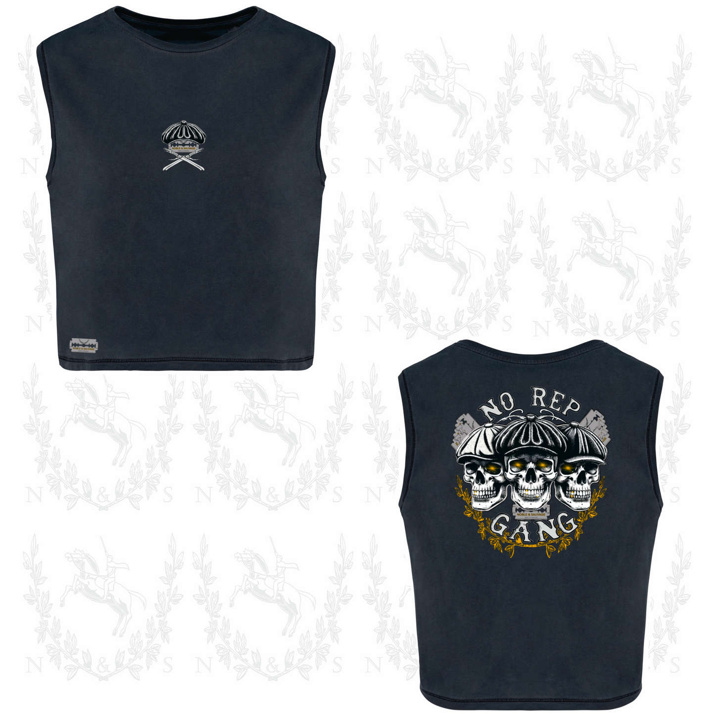 Crop Top Sans Manches - Grand Design au choix