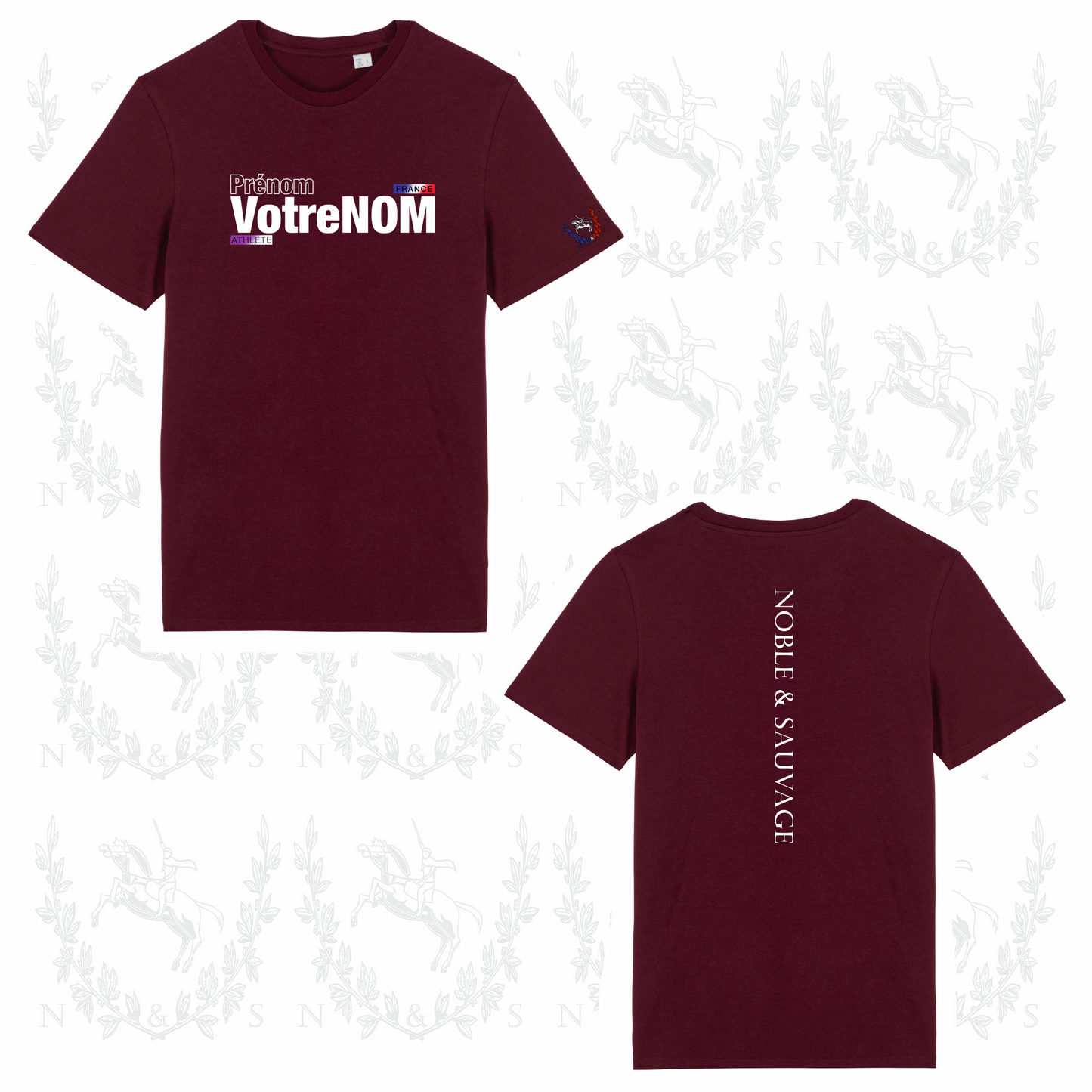 T-Shirt Casual H&F - Athlète Personnalisé
