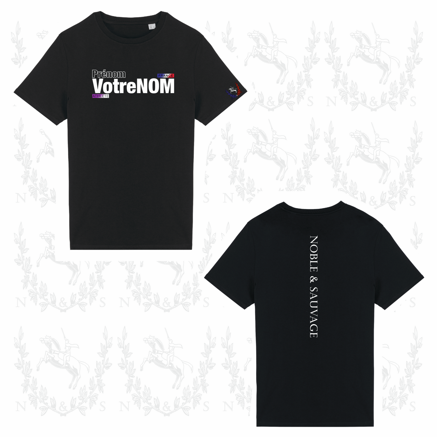 T-Shirt Casual H&F - Athlète Personnalisé
