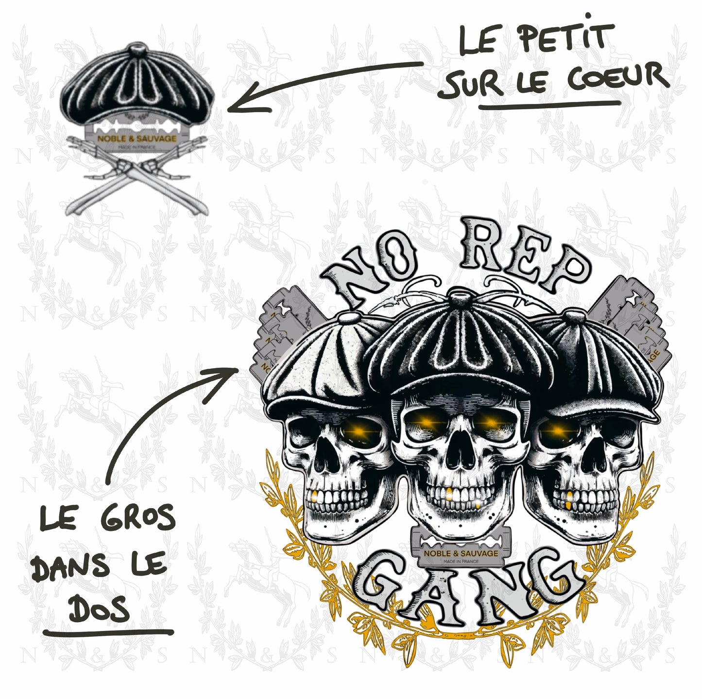 T-Shirt Sans Manches Homme - Grand Design au choix