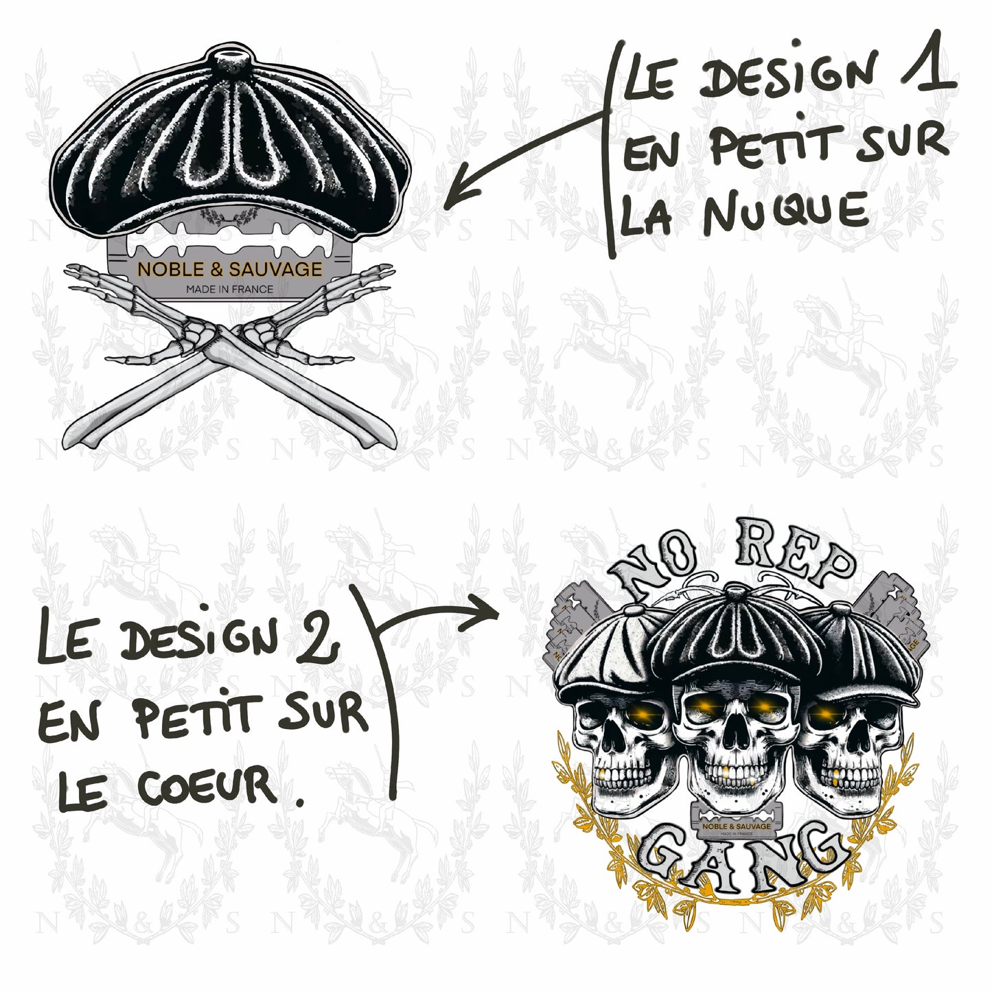 Sweat à capuche Hiver H&F - Petit Design au choix