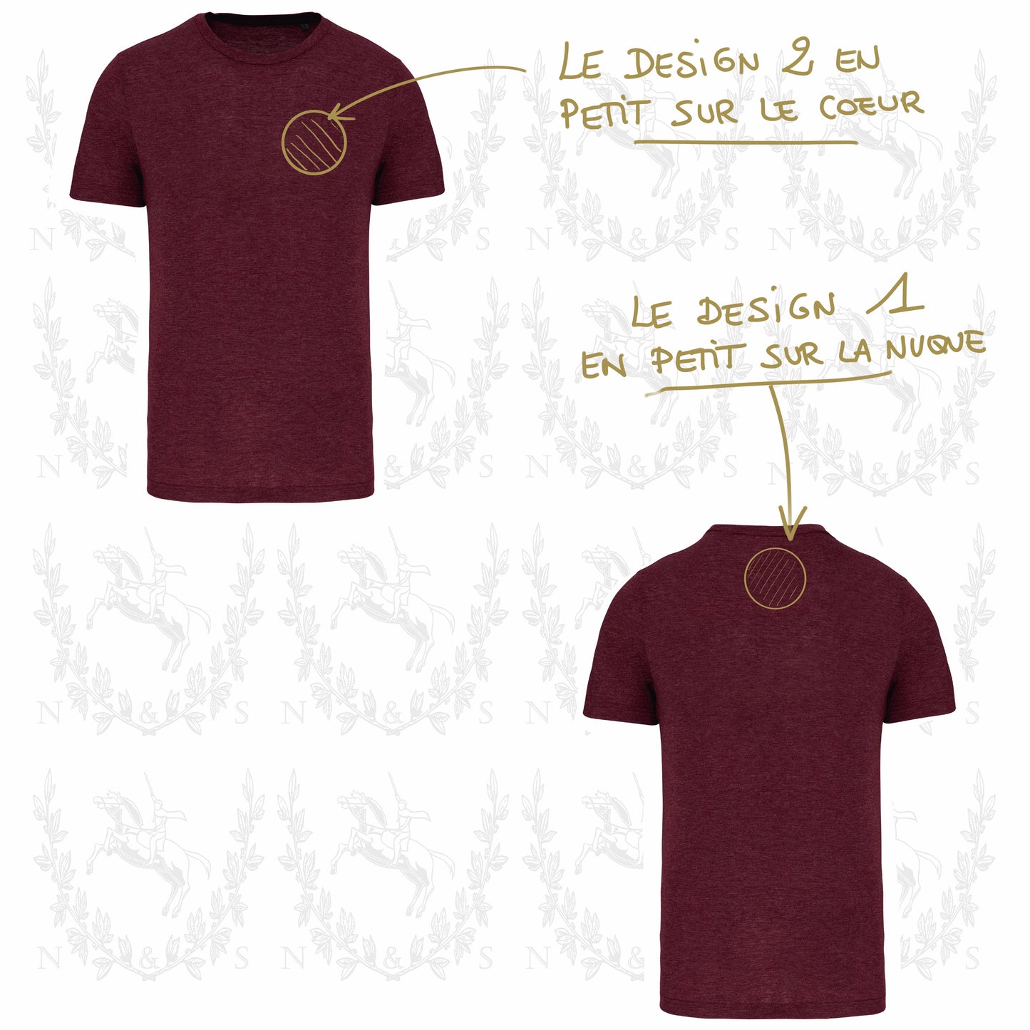 T-Shirt Sport Homme - Petit Design au choix