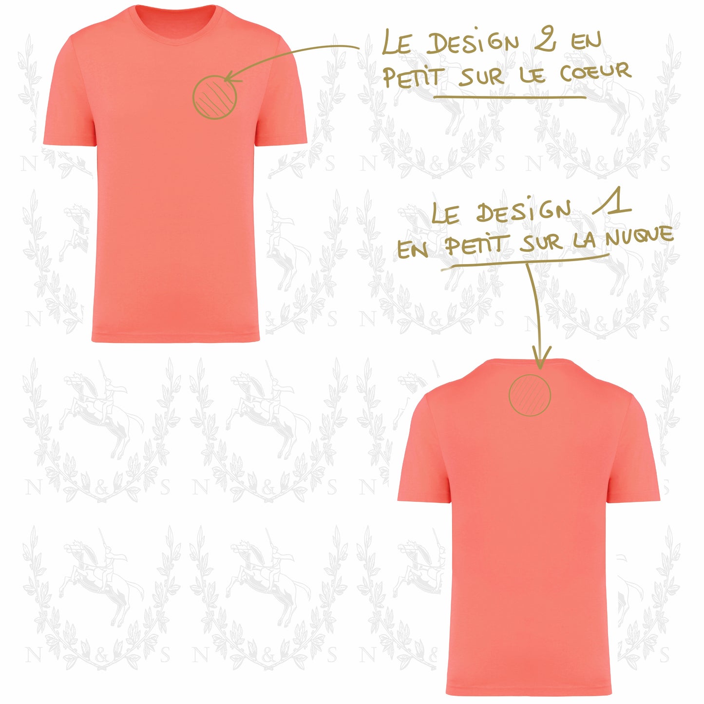 T-Shirt Sport Homme - Petit Design au choix