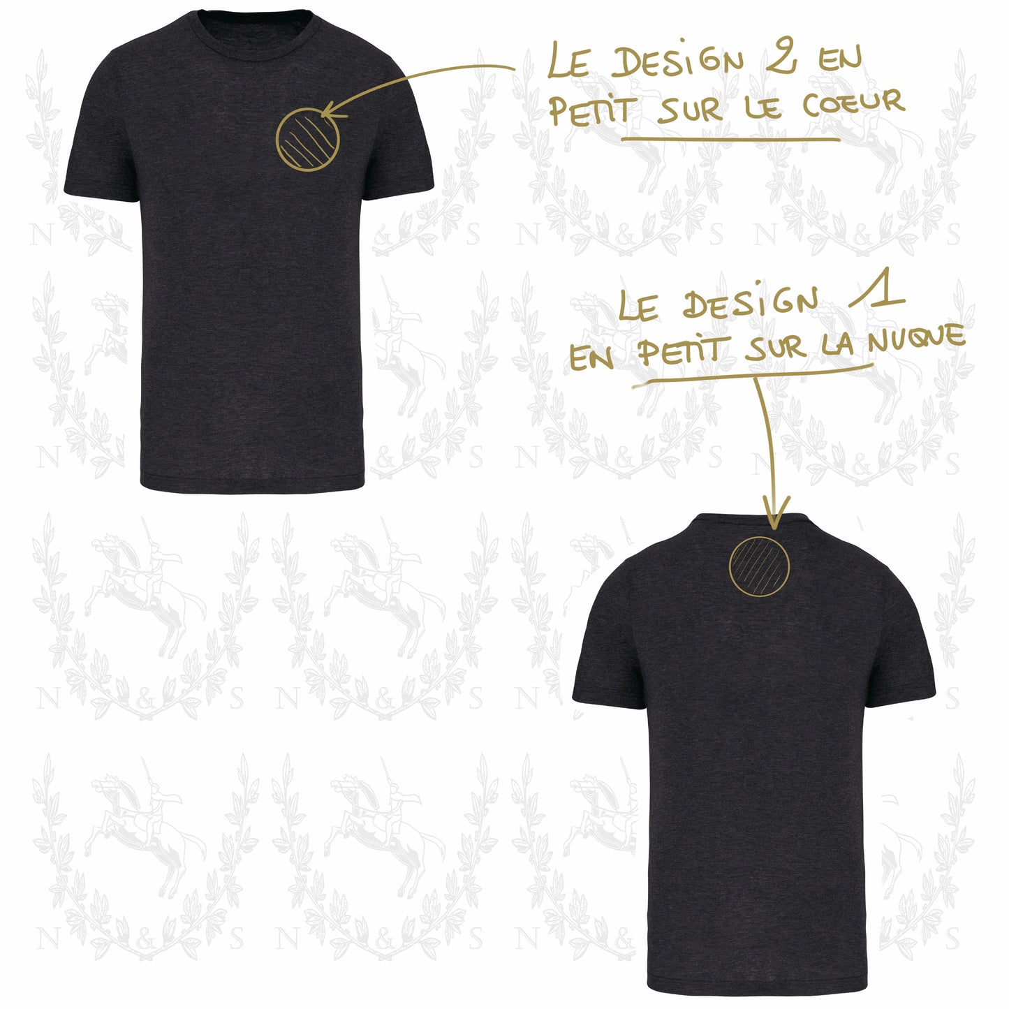 T-Shirt Sport Homme - Petit Design au choix