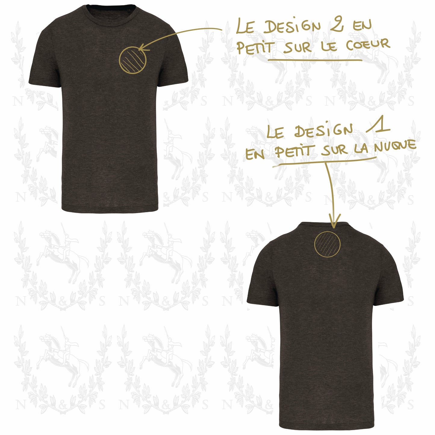T-Shirt Sport Homme - Petit Design au choix