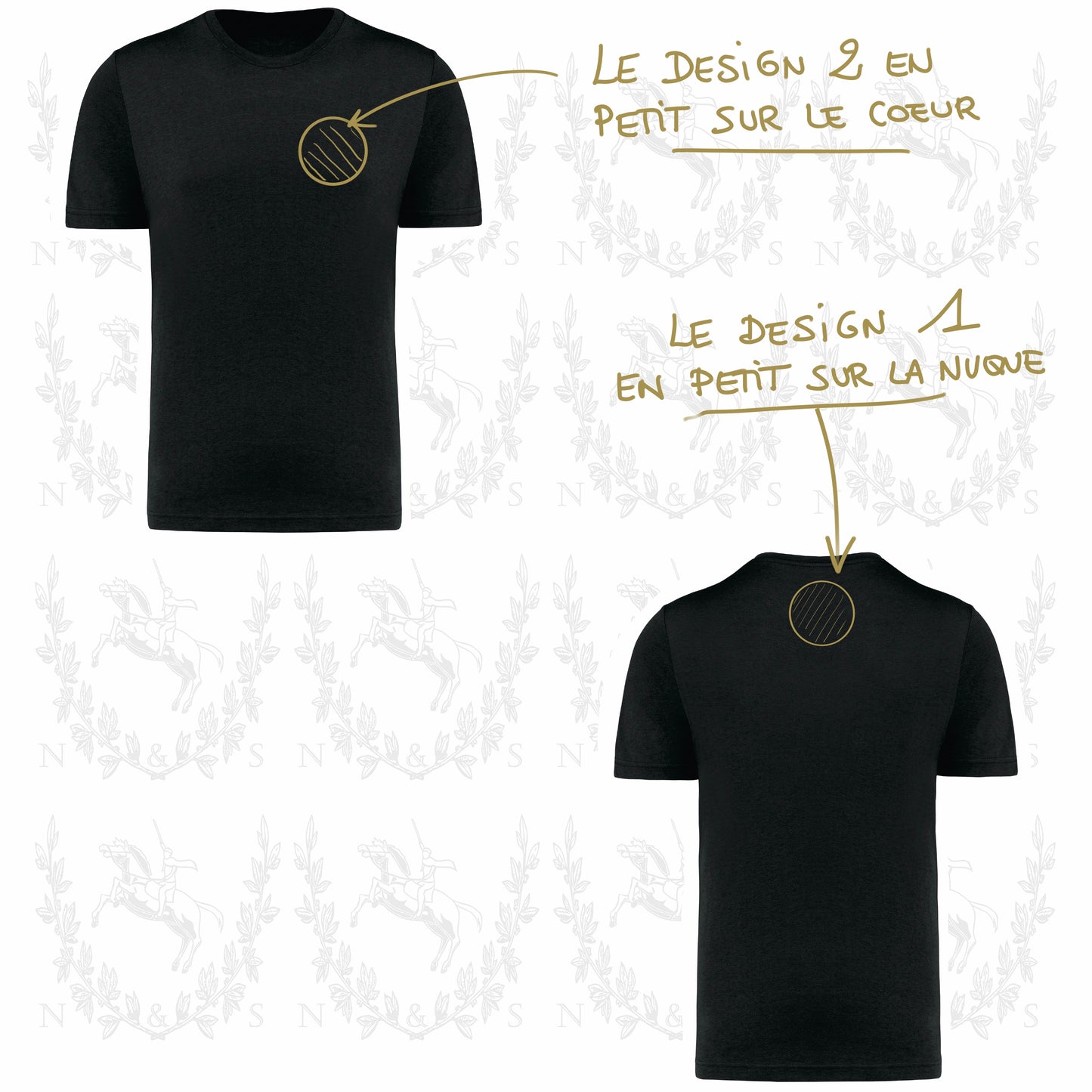 T-Shirt Sport Homme - Petit Design au choix