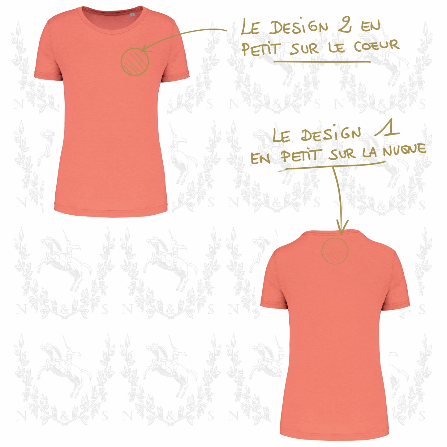 T-Shirt Sport Femme - Petit Design au choix