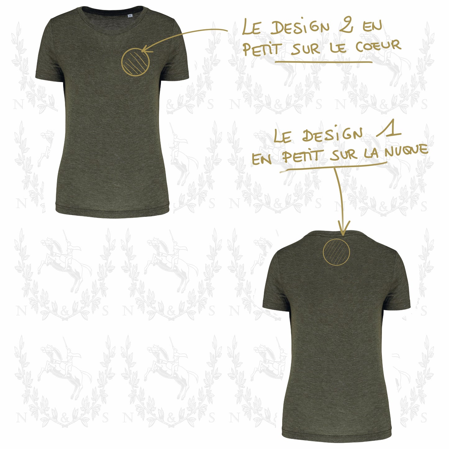 T-Shirt Sport Femme - Petit Design au choix