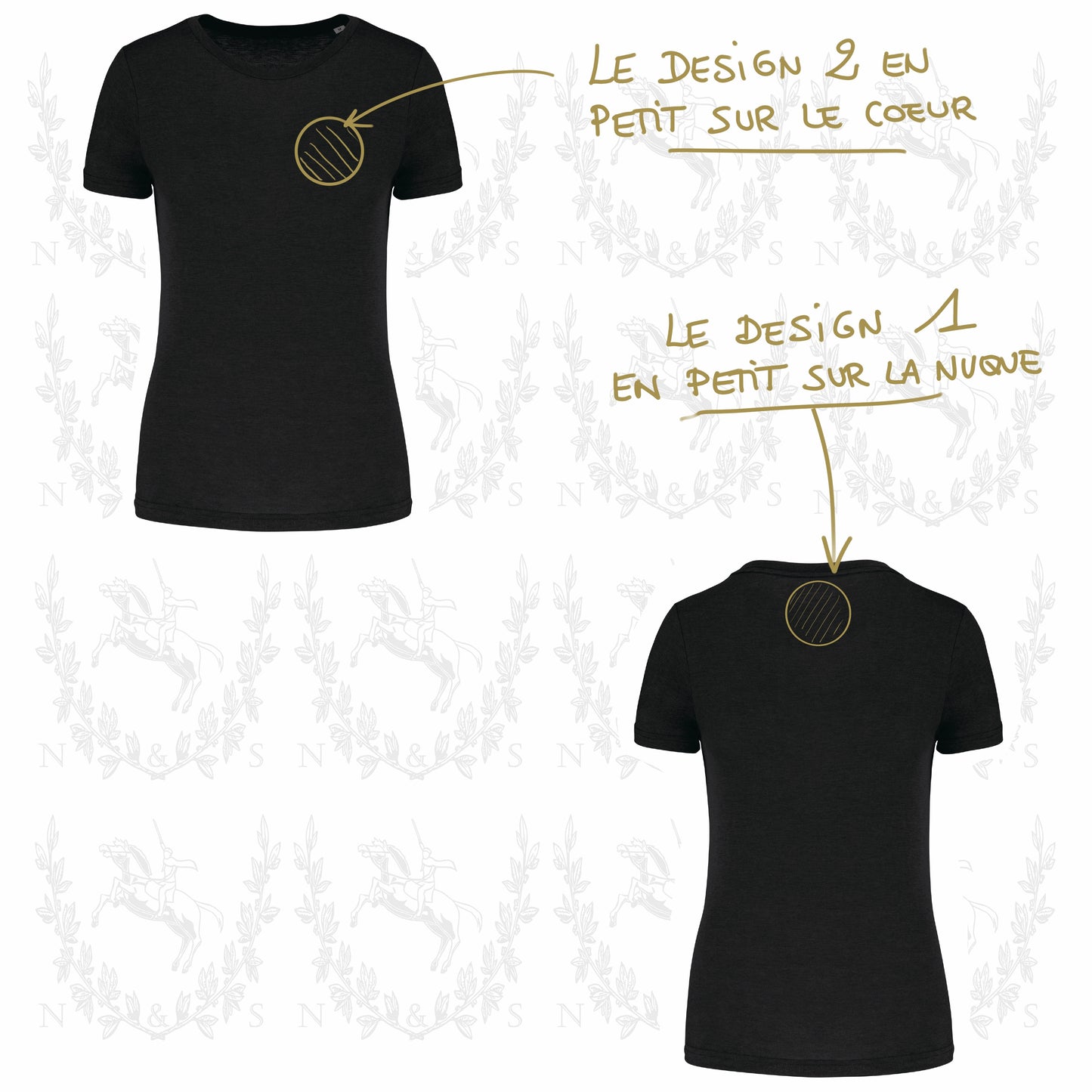 T-Shirt Sport Femme - Petit Design au choix