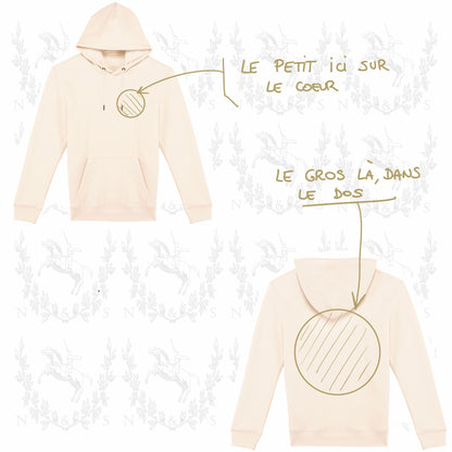 Sweat à capuche Hiver H&F - Grand Design au choix