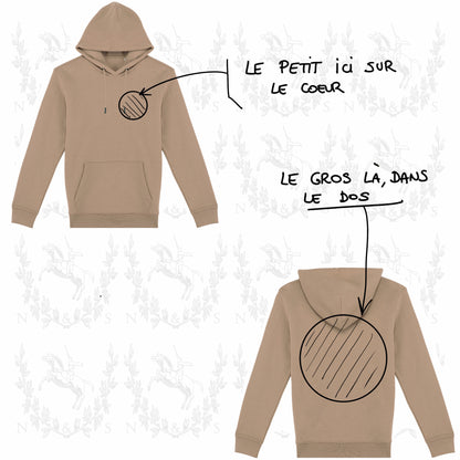 Sweat à capuche Hiver H&F - Grand Design au choix