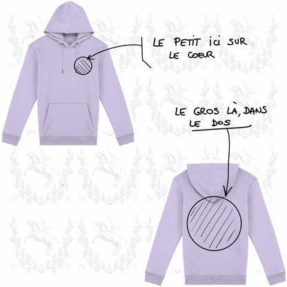 Sweat à capuche Hiver H&F - Grand Design au choix