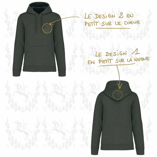 Sweat à capuche Intersaison Homme - Petit Design au choix